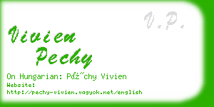 vivien pechy business card